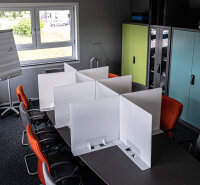 Sichtschutz Visprotect 47x40 cm Klassensatz 20 plus Koffer 20 Stück