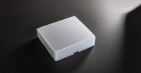 10 Stück Multiversandbox micro tranluzent 150x135x40 mm kleine Mehrweg-Versandbox aus Kunststoff