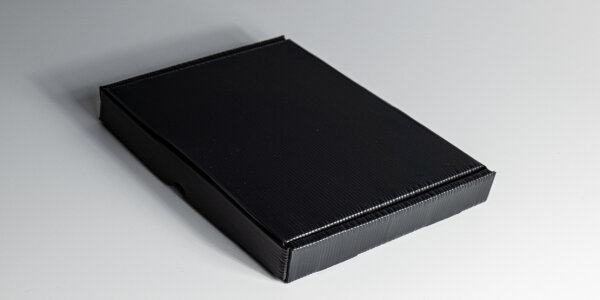 10 Stück Multiversandbox XS schwarz 345x245x45 mm Maxibriefkarton