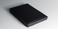10 Stück Multiversandbox XS schwarz 345x245x45 mm Maxibriefkarton leichte Mehrweg-Versandbox aus Kunststoff