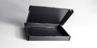 10 Stück Multiversandbox XS schwarz 345x245x45 mm Maxibriefkarton leichte Mehrweg-Versandbox aus Kunststoff