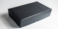 10 Stück Multiversandbox S light schwarz 395x240x95 mm leichte Mehrweg-Versandbox aus Kunststoff