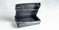 10 Stück Multiversandbox S light schwarz 395x240x95 mm